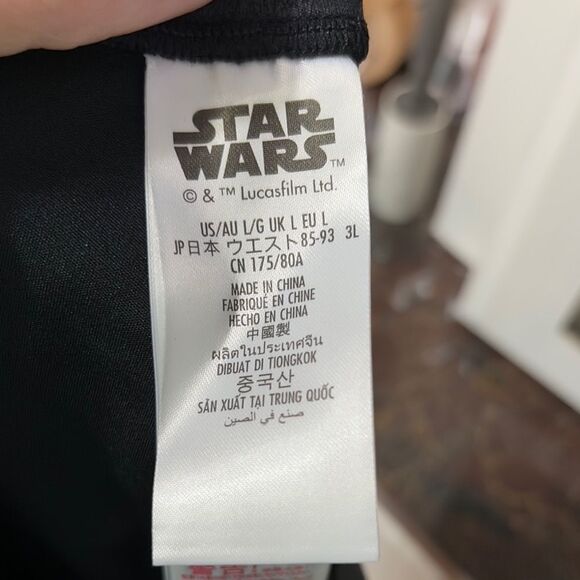 NWT 2pc set Star Wars Purple Tie-Dye Tank Top size XL, Biker Shorts size L - Picture 8 of 8